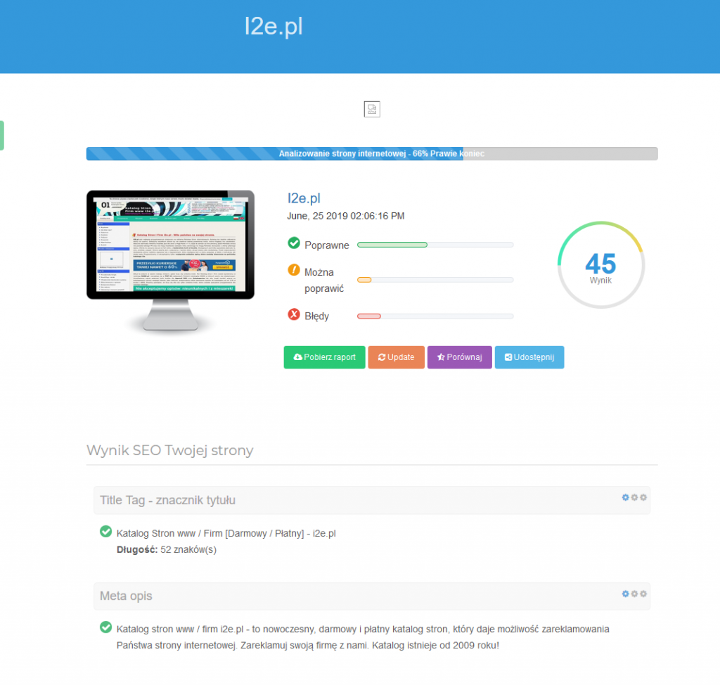 Strona WWW zgodna z założeniami SEO